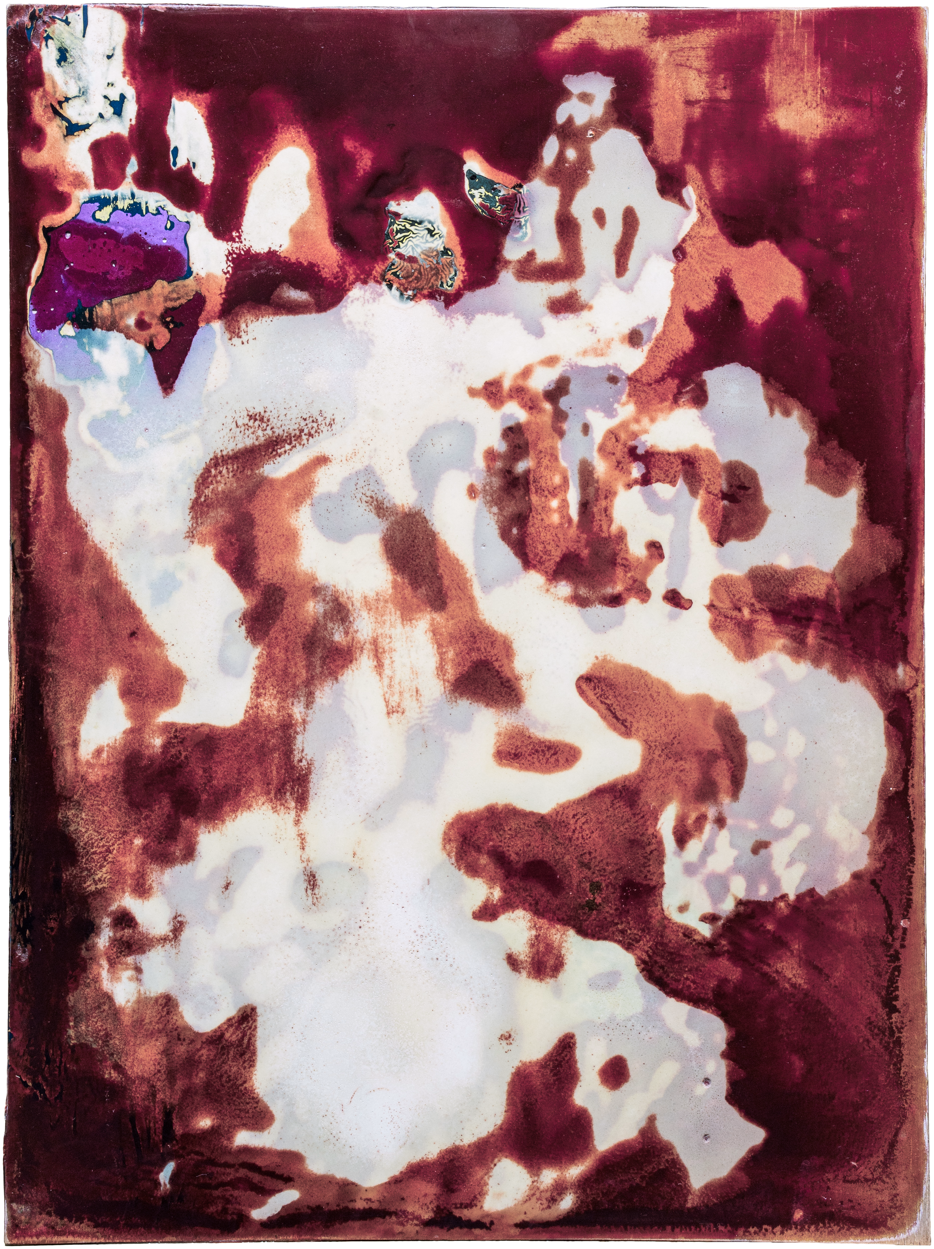 Untitled 16 — (2010 - 2026) — pigment, chalk, oil, alkyd resin, and oil ground on plywood — 29.3 × 39.3 cm — by Daniel Small